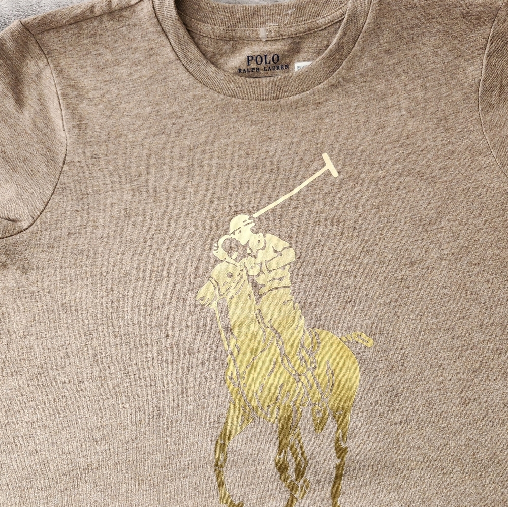 Polo Ralph Lauren Short Sleeve Crewneck Big Pony Logo Ombre T-Shirt Size: XS/TP - Picture 10 of 10